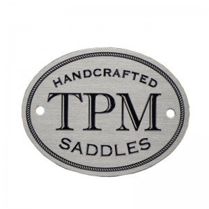 Yongfu hardveres egyedi sárgaréz üresnévtábla savas maratott réznévtábla